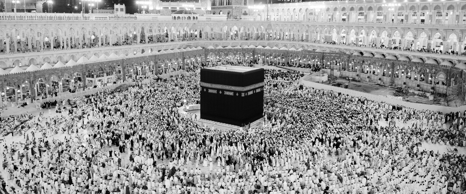 The Kaaba at Masjid al-Haram in Makkah