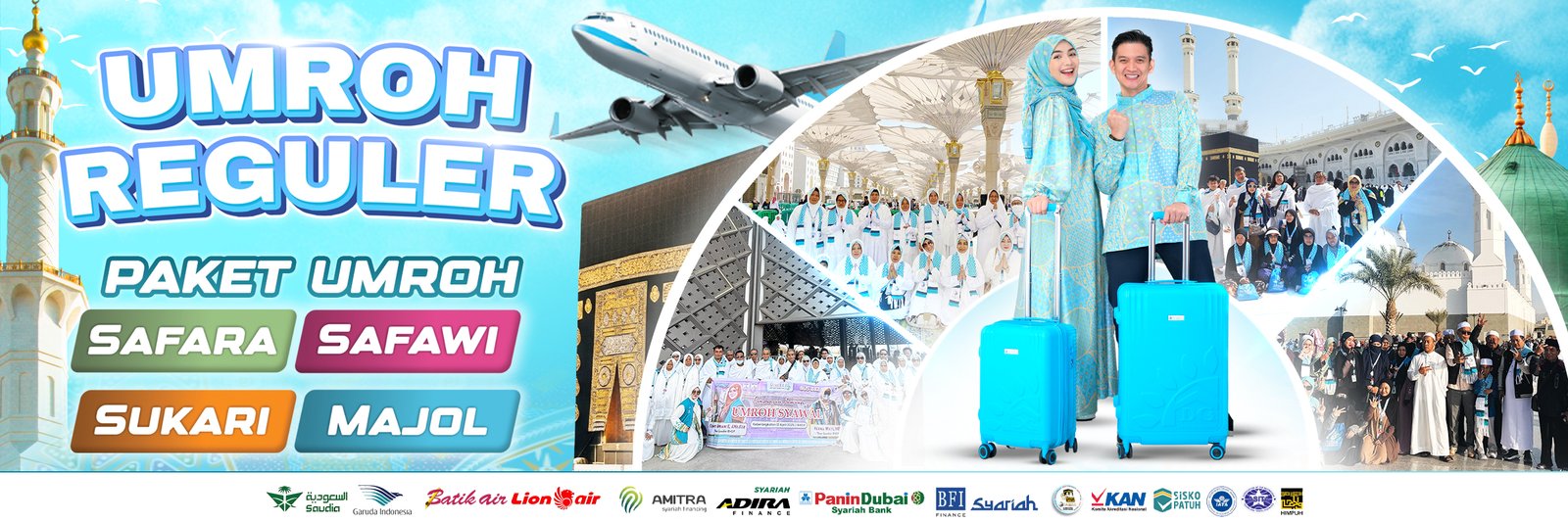 Samira Travel regular Umrah promotion, with no departure dates printed on the artwork